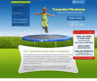 Trampoline-Warehouse.com.au(Trampoline Warehouse) Screenshot