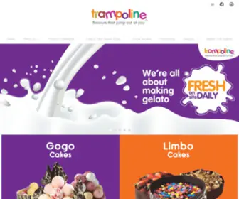 Trampolinegelato.com.au(Trampoline Gelato) Screenshot