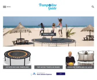 Trampolineguide.net(This site) Screenshot