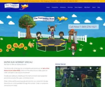 Trampolineshop.com(Vikan Trampolines Canada) Screenshot