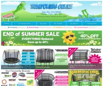 Trampolinesonline.co.uk(Trampolines for Sale UK) Screenshot