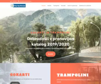 Trampolini-Igrala.si(Gokarti in trampolini Berg Toys) Screenshot