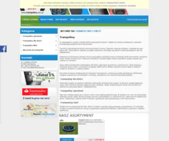 Trampoliny.com.pl(Trampoliny ogrodowe dla dzieci Warszawa) Screenshot