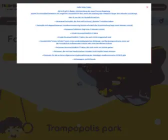 Trampopolis.de(Familienzentrum Indoor freizeit park) Screenshot