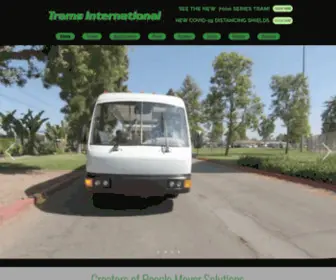 Tramsinternational.com(People mover solutions Trams International) Screenshot