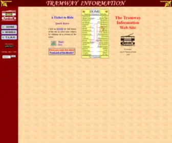 Tramwayinfo.com(Tramway Information) Screenshot