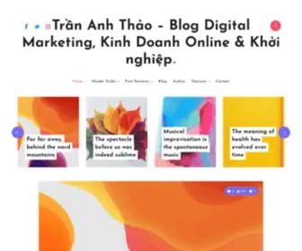 Trananhthao.com(Trần Anh Thảo) Screenshot