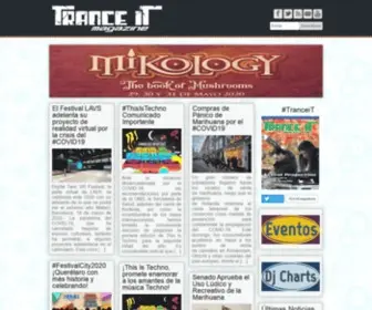 Trance-IT.net(Trance iT magazine) Screenshot