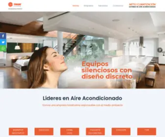 Traneclimatizacion.com.mx(Aire Acondicionado) Screenshot