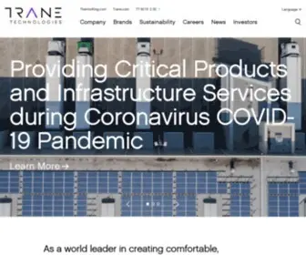 Tranetechnologies.com(Trane Technologies) Screenshot