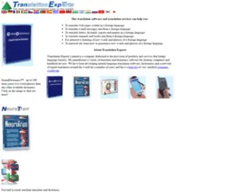 Tranexp.com(Spanish translation) Screenshot