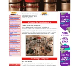 Trangia-Central.com(Trangia Stoves and Accessories) Screenshot