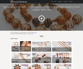 Trangsuchandmade.com(Wire Jewelry Tutorials) Screenshot