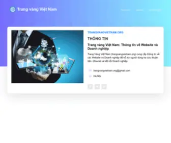 TrangVangVietnam.org(Trang vàng Việt Nam) Screenshot