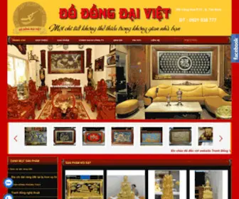 TranhdongViet.vn(Cơ sở Tranh Đồng Việt chuyên sản xuất) Screenshot