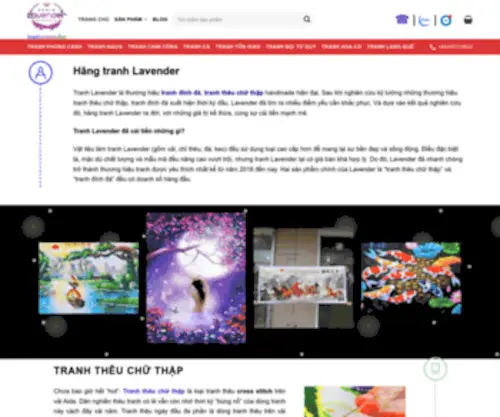 Tranhlavender.com(Tranh) Screenshot