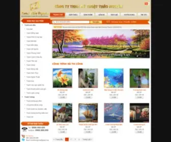 Tranhthaonguyen.com(Hoa sen) Screenshot