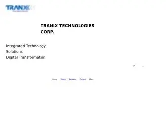 Tranixtech.com(Tranix Technologies Corp) Screenshot