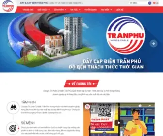 Tranphucable.com.vn(Cáp đồng) Screenshot