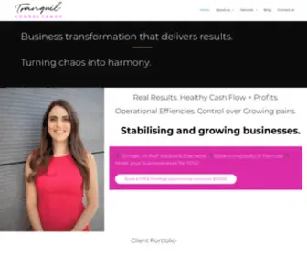 Tranquilconsultancy.com(Accelerate your Business) Screenshot