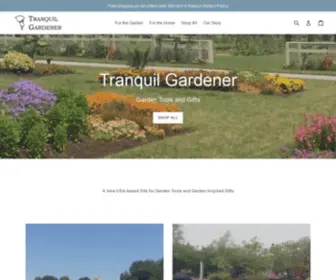 Tranquilgardener.com(Tranquil Gardener) Screenshot