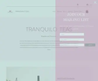 Tranquiloteas.com(Loose Teas) Screenshot