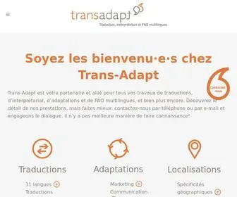 Trans-Adapt.ch(Prestations) Screenshot