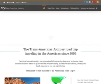 Trans-Americas.com(Road Trip & Travel Blog) Screenshot