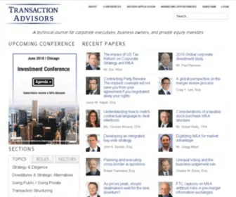 Transactionadvisors.com(Connectivity Business) Screenshot