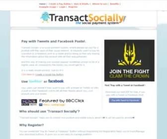 Transactsocially.com(Transact Socially) Screenshot