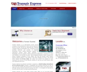 Transairexpressbd.com(Transair Express BD) Screenshot