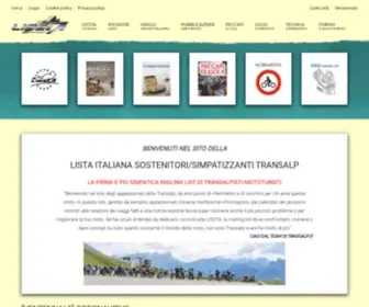 Transalp.it(Il primo e più numeroso gruppo di sostenitori e simpatizzanti TransAlp in Italia) Screenshot