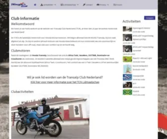 Transalpclub.nl(Transalp Club Nederland) Screenshot
