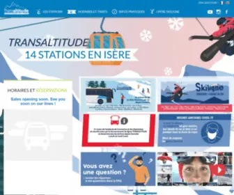 Transaltitude.fr(Transaltitude transport bus vers les stations de ski en Isère) Screenshot