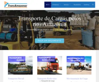 Transamazonas.com.br(Transporte de Balsa Manaus Belem Porto Velho) Screenshot