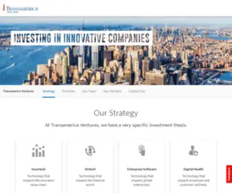 Transamericaventures.com(Transamerica Ventures) Screenshot