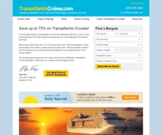 Transatlanticcruises.com(Transatlantic Cruises) Screenshot