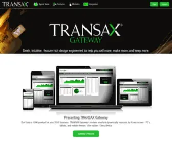 Transaxgateway.com(Pineapple Payments) Screenshot