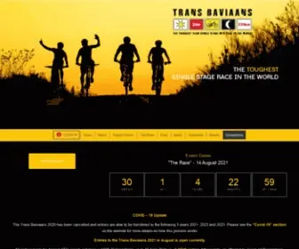 Transbaviaans.co.za(24hr Mountain Biking Marathon) Screenshot