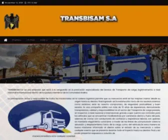 Transbisam.com(Empresa de transporte de carga) Screenshot