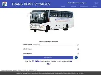 Transbonyvoyages.com(Transbonyvoyages) Screenshot