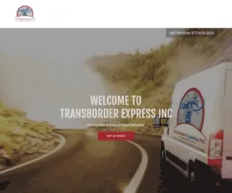 Transborderexpress.us(Transborder Express Inc) Screenshot