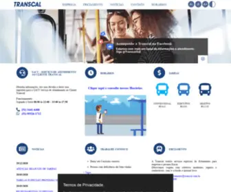 Transcal.com.br(HOME) Screenshot