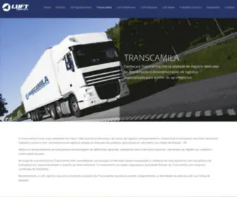 Transcamila.com.br(Luft Logistics) Screenshot