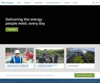 Transcanada.com(TC Energy) Screenshot