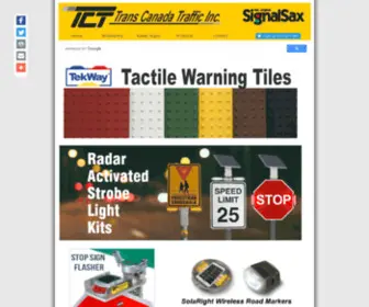 Transcanadatraffic.ca(Trans Canada Traffic Inc) Screenshot