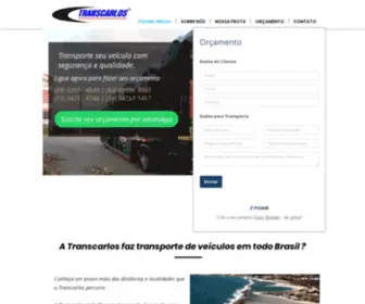 Transcarlos.com.br(Transportadora de Veículos) Screenshot