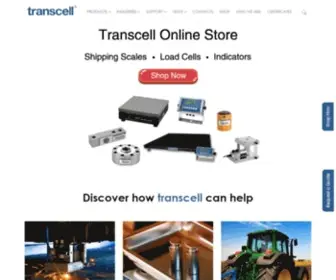 Transcell.com(Load Cells) Screenshot
