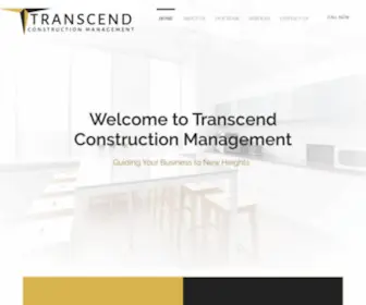 Transcendconstructionmanagement.com(Transcend Construction Management) Screenshot