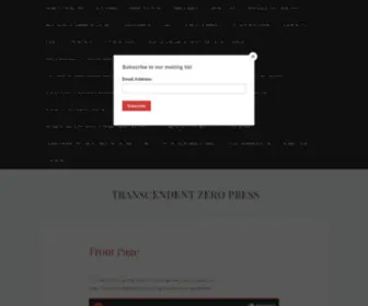 Transcendentzeropress.org(PUSHCART NOMINATIONS 2023 ANNOUNCEMENT) Screenshot